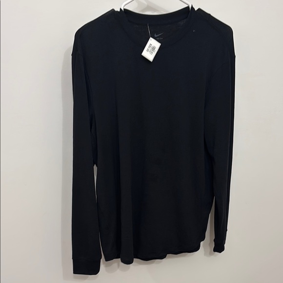 Nike Black Long Sleeve Tees Essential Comfort - Picture 1 of 2